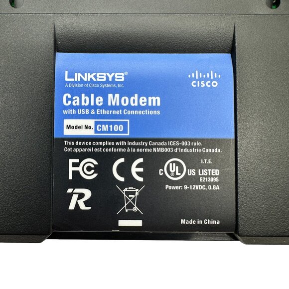 Linksys CM100 Cable Modem - Picture 5 of 8